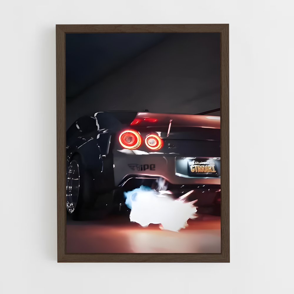 Poster raffiné R Gt-r – affiche Nissan (vue 5)